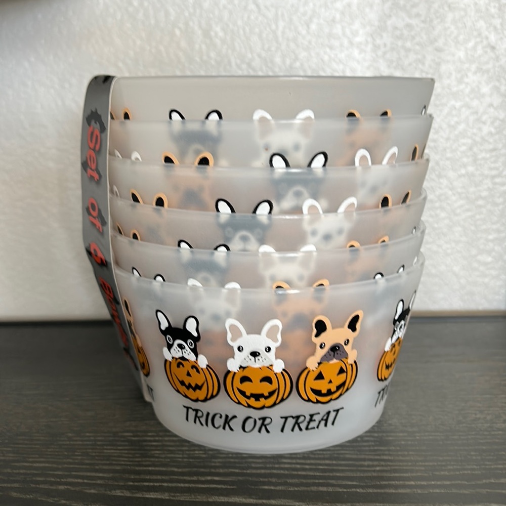 Halloween Frenchie Bowls